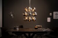 Pendelleuchte Kugel Schirme in Silber Modern Design