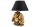 Tischlampe Beige Schwarz 49 cm Sumoringer E27 Handarbeit