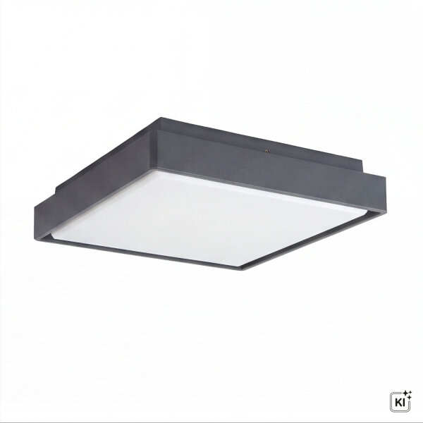 LED Deckenleuchte Dunkelgrau 2700/3000/4000 B:28,5 cm