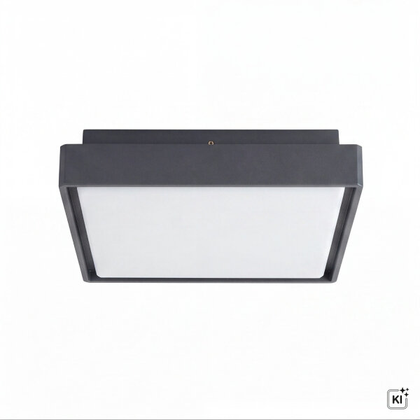 LED Deckenleuchte Dunkelgrau 2700/3000/4000 B:28,5 cm