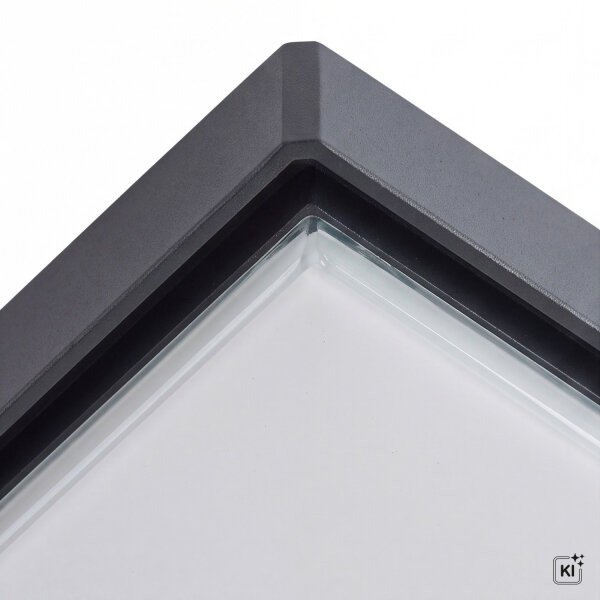 LED Deckenleuchte Dunkelgrau 2700/3000/4000 B:28,5 cm