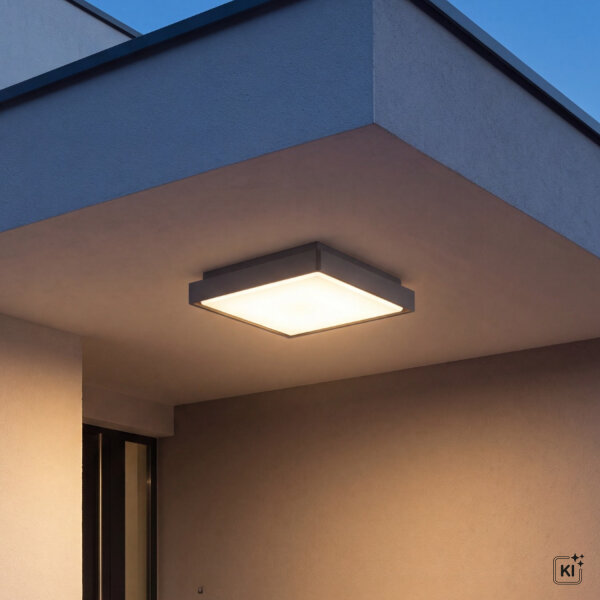 LED Deckenleuchte Dunkelgrau 2700/3000/4000 B:28,5 cm