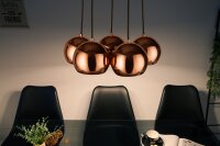 Retro Hängelampe MIRRI Roségold 5-flammig...