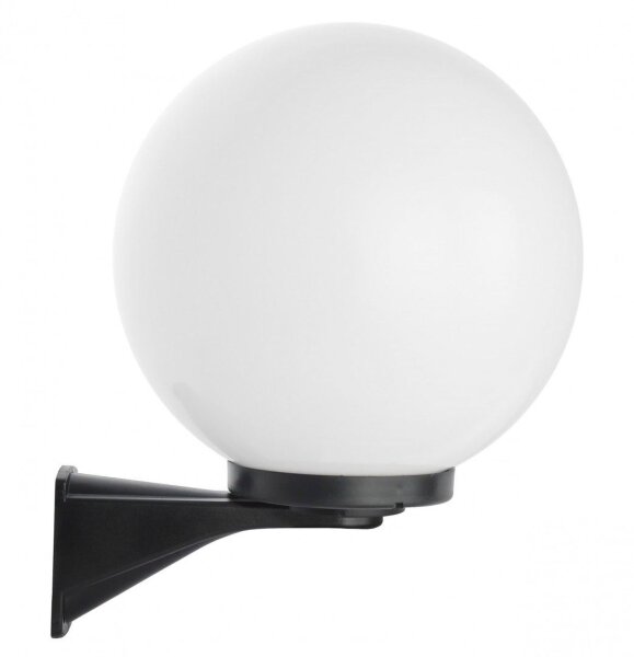 Wandleuchte Aluminium Schwarz E27 IP43 H:42 cm