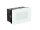 LED Einbauleuchte Glas Wei&szlig; 4000K IP65 B:10,9 cm