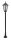 Schinkellaterne Aluminium Glas Schwarz E27 H:170 cm