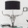 Tischlampe Modern Design Stierkopf Silber Schwarz