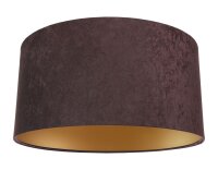H&auml;ngelampe Braun Gold Retro rund Esstisch