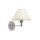 Wandlampe Wei&szlig; Chrom E27 Wohnzimmer Flur Leuchte