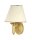 Wandlampe in Messing Gold Wei&szlig; PENELO Wohnzimmer