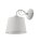 Wei&szlig;e Wandleuchte Schirm LOCOLA Schlafzimmer Lampe