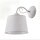 Weiße Wandleuchte Schirm LOCOLA Schlafzimmer Lampe