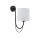 Wandleuchte Wei&szlig; Schwarz SALNIO Wandlampe Bett