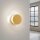 LED Wandleuchte Gelb Plexiglas Stahl 4000K B:28 cm