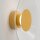 LED Wandleuchte Gelb Plexiglas Stahl 4000K B:28 cm