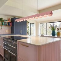 LED Pendelleuchte Pink Alu 3000K warmweiß L:98,5 cm