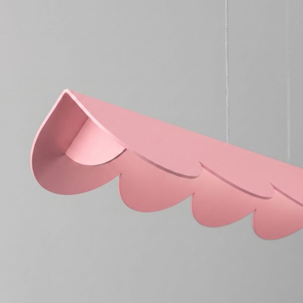 LED Pendelleuchte Pink Alu 4000K neutralweiß L:98,5 cm
