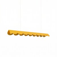 LED Pendelleuchte Gelb Alu 3000K warmweiß L:98,5 cm