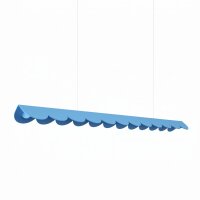 LED Pendelleuchte Azurblau 3000K warmweiß 16W L:131 cm