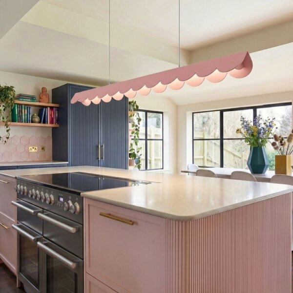 LED Pendelleuchte Pink 4000K neutralweiß 16W L:131 cm