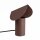 LED Tischleuchte schwenkbar Braun 3000K H:15 cm klein
