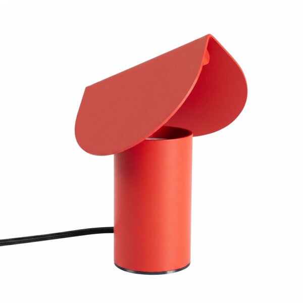 LED Tischleuchte schwenkbar Rot 3000K H:15 cm klein