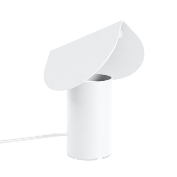 LED Tischleuchte schwenkbar Aluminium Weiß 3000K 15 cm