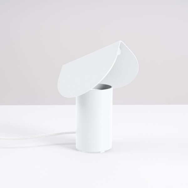LED Tischleuchte schwenkbar Aluminium Weiß 3000K 15 cm