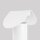 LED Tischleuchte schwenkbar Aluminium Weiß 3000K 15 cm
