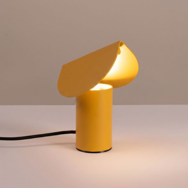 LED Tischleuchte schwenkbar Gelb 3000K H:15 cm klein