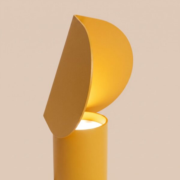 LED Tischleuchte schwenkbar Gelb 3000K H:15 cm klein