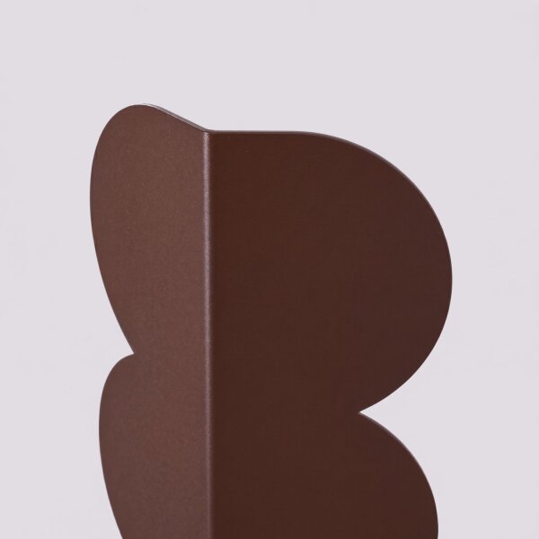 Wandleuchte Braun Alu G9 2-flammig H:33,6 cm dekorativ