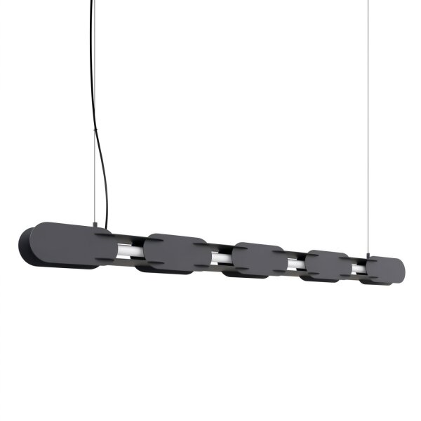 LED Pendelleuchte dimmbar Push-DIM 4000K L:158 cm Stahl