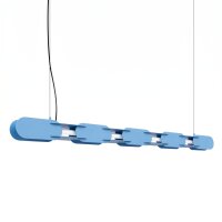LED Hängelampe dimmbar Hellblau 4000K L:158 cm Modern