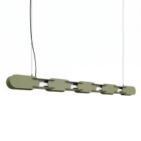 LED Hängelampe dimmbar Olivgrün 4000K L:158 cm...
