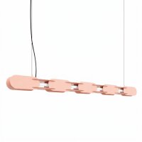 LED Hängelampe dimmbar Pfirsich Stahl 3000K L:158 cm