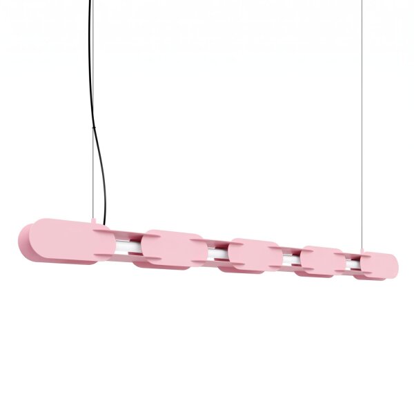 LED Pendelleuchte dimmbar Push-DIM Pink 4000K L:158 cm