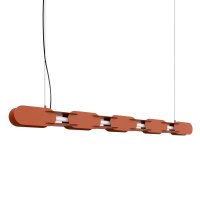 LED Hängelampe dimmbar Ockerrot 4000K L:158 cm Modern