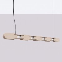 LED Hängelampe dimmbar Push-DIM Taupe 4000K L:158 cm