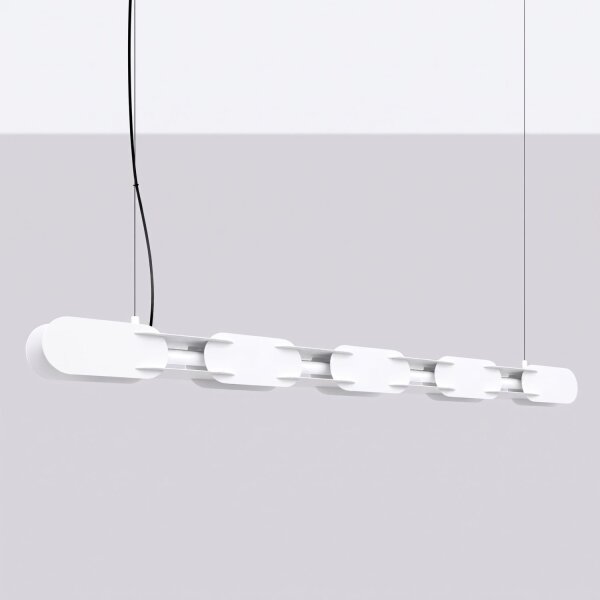 LED Pendelleuchte dimmbar Push-DIM Weiß 3000K L:158 cm