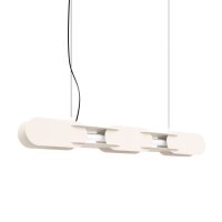LED Hängelampe dimmbar Push-DIM Beige 3000K L:91 cm