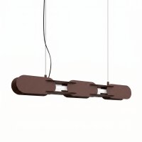 LED Hängelampe dimmbar Push-DIM Braun 3000K L:91 cm