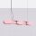 LED Pendelleuchte dimmbar Push-DIM Pink 4000K L:91 cm