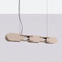 LED Hängelampe dimmbar Push-DIM Taupe 4000K L:91 cm