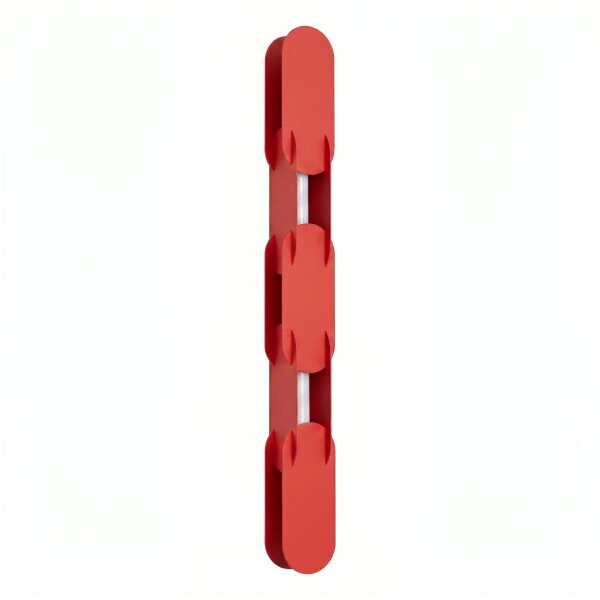 LED Wandleuchte dimmbar Push-DIM Rot 3000K H:91 cm