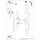 LED Wandleuchte dimmbar Push-DIM Gelb 3000K H:91 cm