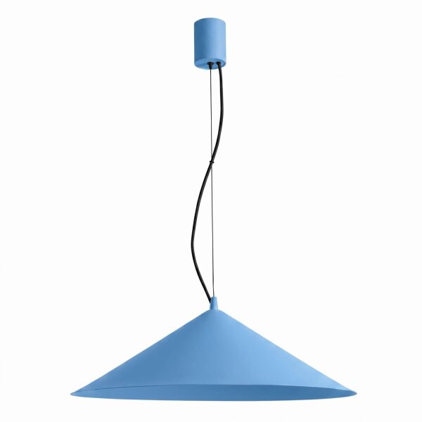 LED Hängelampe TRIAC dimmbar Hellblau 4000K rund Ø50 cm