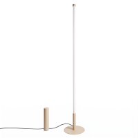 LED Stehlampe Beige dimmbar 4000K H:150 cm &Oslash;3,5 cm rund