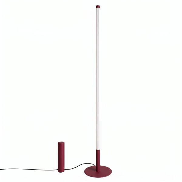 LED Stehleuchte dimmbar Burgund 3000K Ø3,5 cm H:150 cm