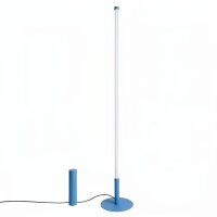 LED Stehlampe dimmbar Hellblau 4000K H:150 cm &Oslash;3,5 cm